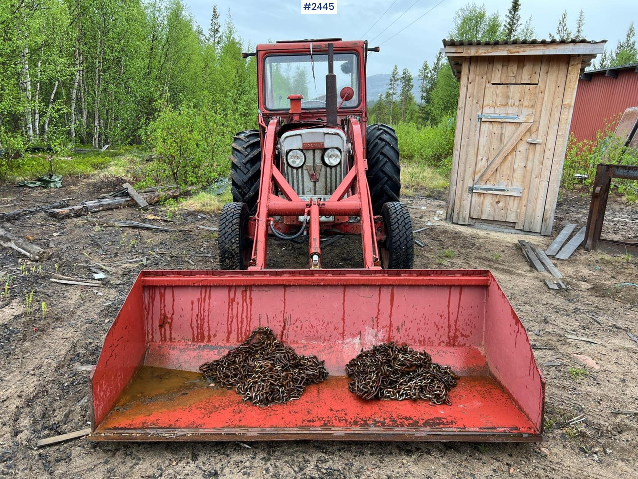 VALMET 565 Tractor with bucket - Τρακτέρ: φωτογραφία 3 VALMET 565 Tractor with bucket - Τρακτέρ: φωτογραφία 3