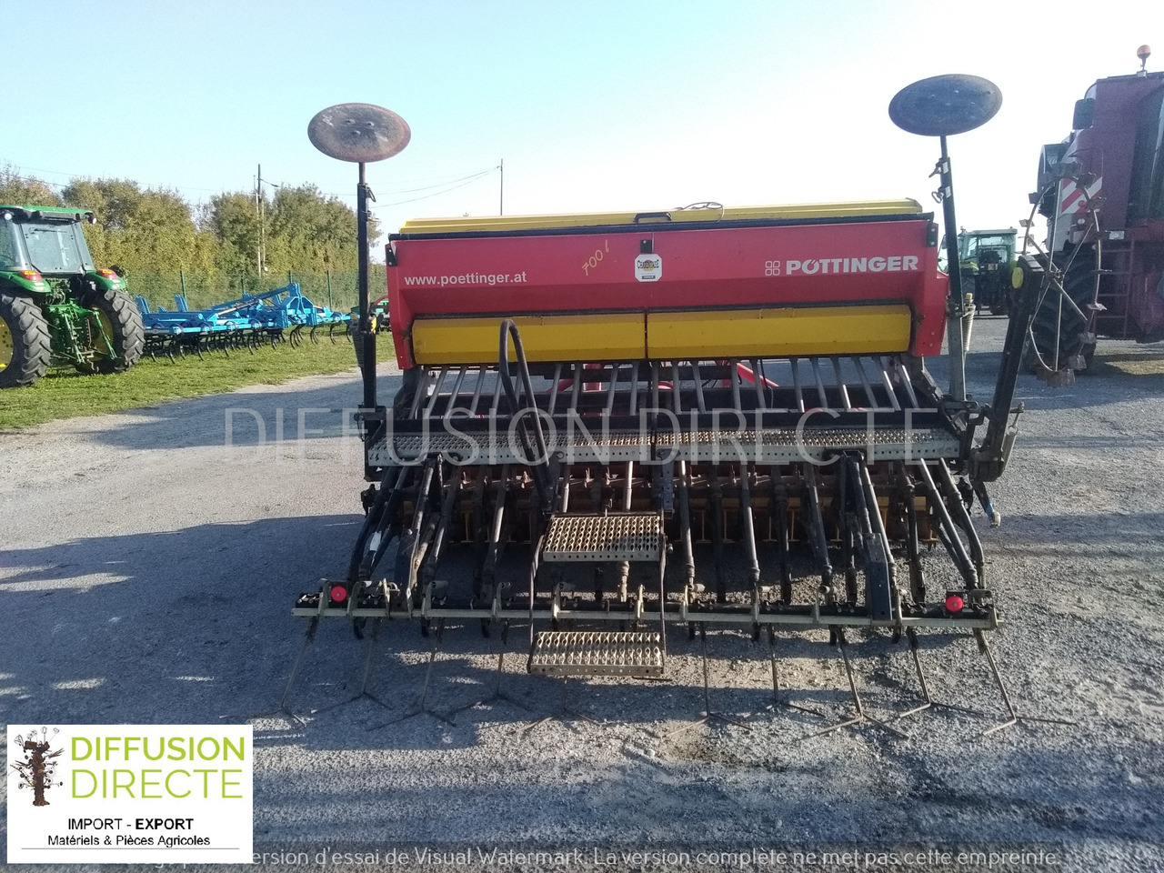 POTTINGER COMBINE DE SEMIS VITASEM A 301 - Σπαρτική με σβάρνα: φωτογραφία 1 POTTINGER COMBINE DE SEMIS VITASEM A 301 - Σπαρτική με σβάρνα: φωτογραφία 1