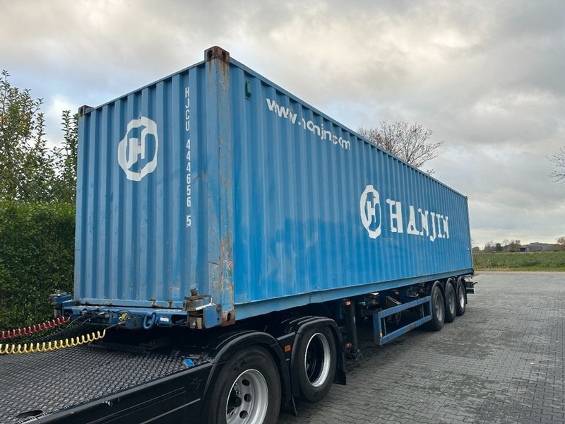 Krone container chassis 40 voets container - Ρυμούλκα μεταφοράς εμπορευματοκιβωτίων/ Κινητό αμάξωμα: φωτογραφία 1 Krone container chassis 40 voets container - Ρυμούλκα μεταφοράς εμπορευματοκιβωτίων/ Κινητό αμάξωμα: φωτογραφία 1