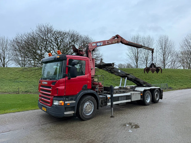 Scania P270 Kabelsysteem HMF Kraan Low KM NL TRUCK 6X2 - Φορτηγό με γερανό: φωτογραφία 4 Scania P270 Kabelsysteem HMF Kraan Low KM NL TRUCK 6X2 - Φορτηγό με γερανό: φωτογραφία 4