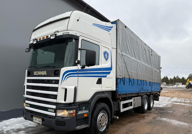 Scania144G 6x2 *Juuri Katsastettu* - Φορτηγό με γερανό: φωτογραφία 2 Scania144G 6x2 *Juuri Katsastettu* - Φορτηγό με γερανό: φωτογραφία 2