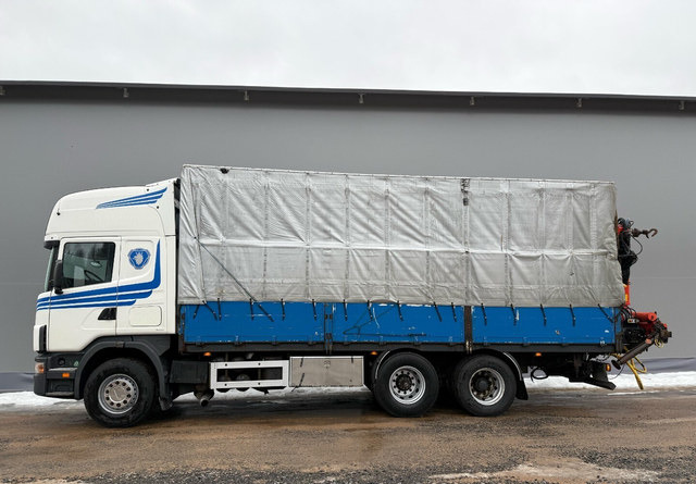 Scania144G 6x2 *Juuri Katsastettu* - Φορτηγό με γερανό: φωτογραφία 3 Scania144G 6x2 *Juuri Katsastettu* - Φορτηγό με γερανό: φωτογραφία 3