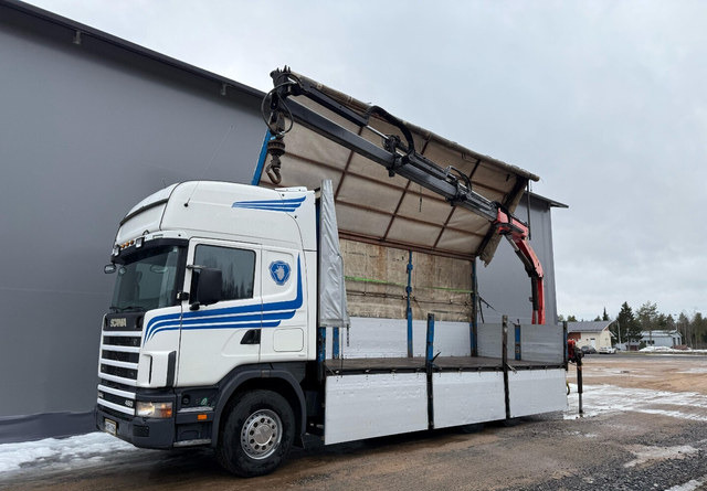 Scania144G 6x2 *Juuri Katsastettu* - Φορτηγό με γερανό: φωτογραφία 1 Scania144G 6x2 *Juuri Katsastettu* - Φορτηγό με γερανό: φωτογραφία 1