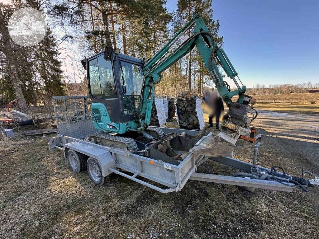 Kobelco SK 18 Med vagn! - Μίνι εκσκαφέας: φωτογραφία 3 Kobelco SK 18 Med vagn! - Μίνι εκσκαφέας: φωτογραφία 3
