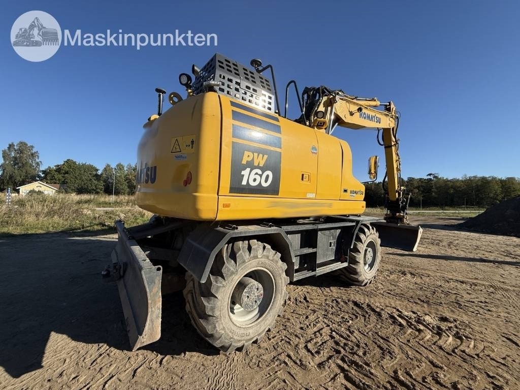 Komatsu PW 160 - Τροχοφόρος εκσκαφέας: φωτογραφία 5 Komatsu PW 160 - Τροχοφόρος εκσκαφέας: φωτογραφία 5