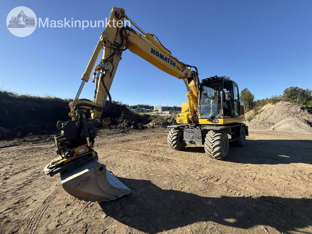 Komatsu PW 160 - Τροχοφόρος εκσκαφέας: φωτογραφία 1 Komatsu PW 160 - Τροχοφόρος εκσκαφέας: φωτογραφία 1