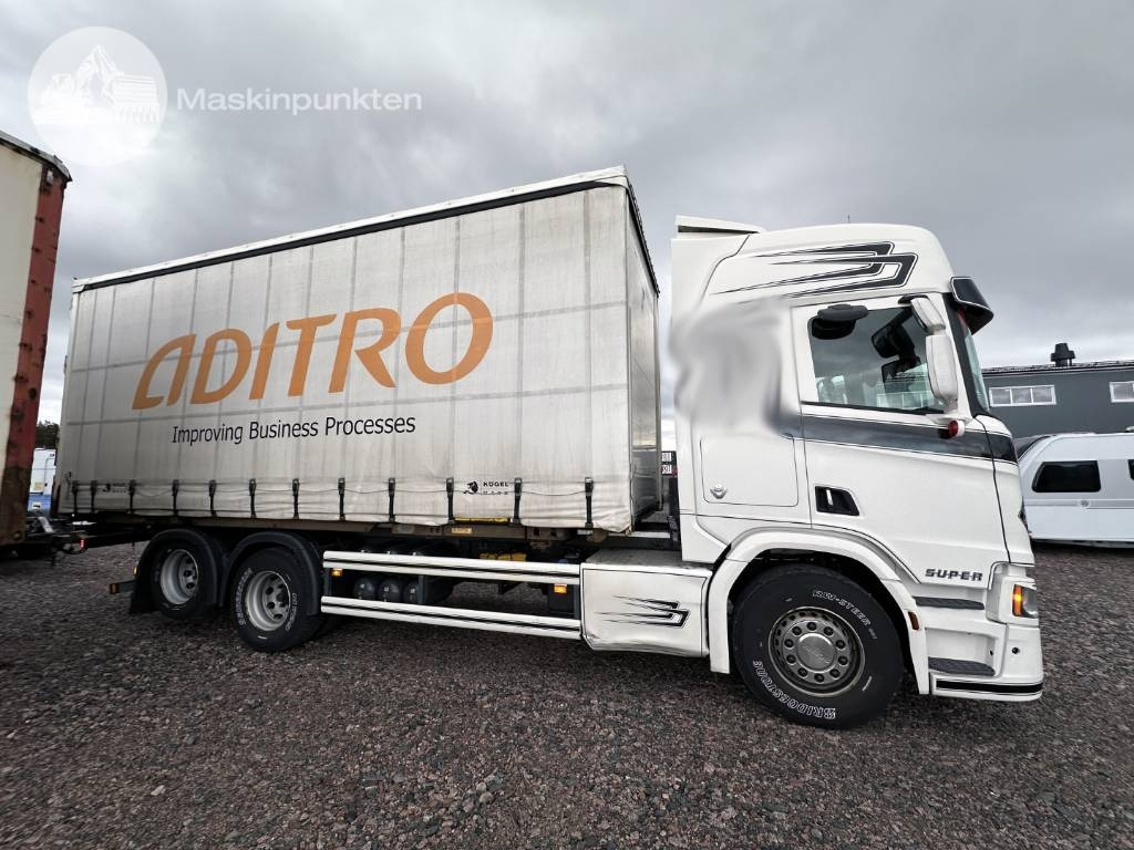 Scania R 580 - Φορτηγό μεταφοράς εμπορευματοκιβωτίων/ Κινητό αμάξωμα: φωτογραφία 1 Scania R 580 - Φορτηγό μεταφοράς εμπορευματοκιβωτίων/ Κινητό αμάξωμα: φωτογραφία 1