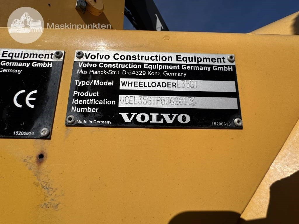 Ελαστιχοφόρος φορτωτής Volvo L 35 G: φωτογραφία 9