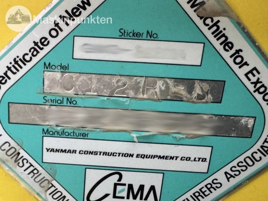Μίνι ανατρεπόμενο Yanmar C 12 R A: φωτογραφία 27