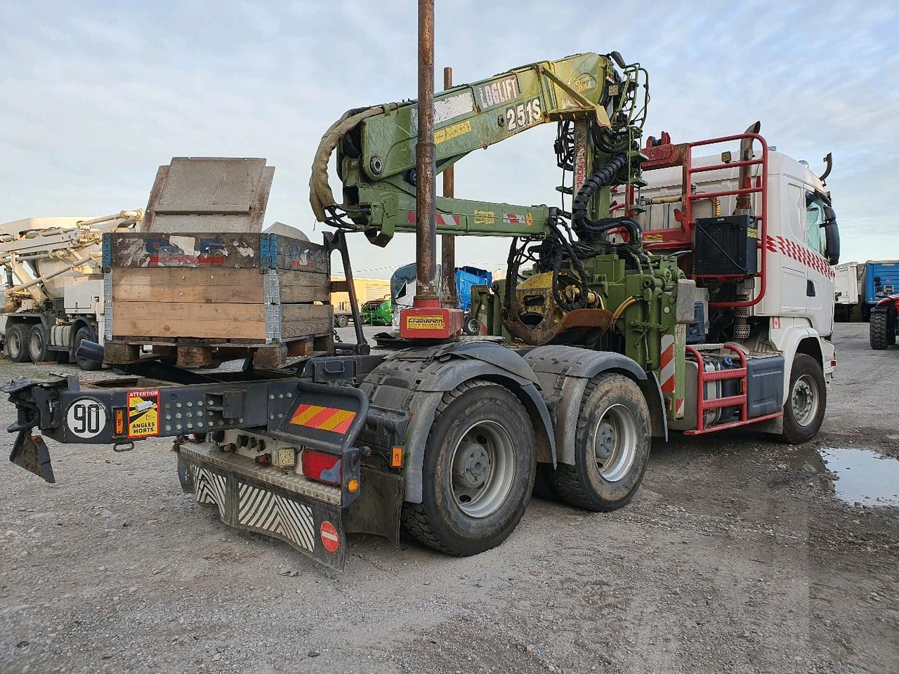 SCANIA R 580 FOREST GRUE - Τράκτορας: φωτογραφία 4 SCANIA R 580 FOREST GRUE - Τράκτορας: φωτογραφία 4