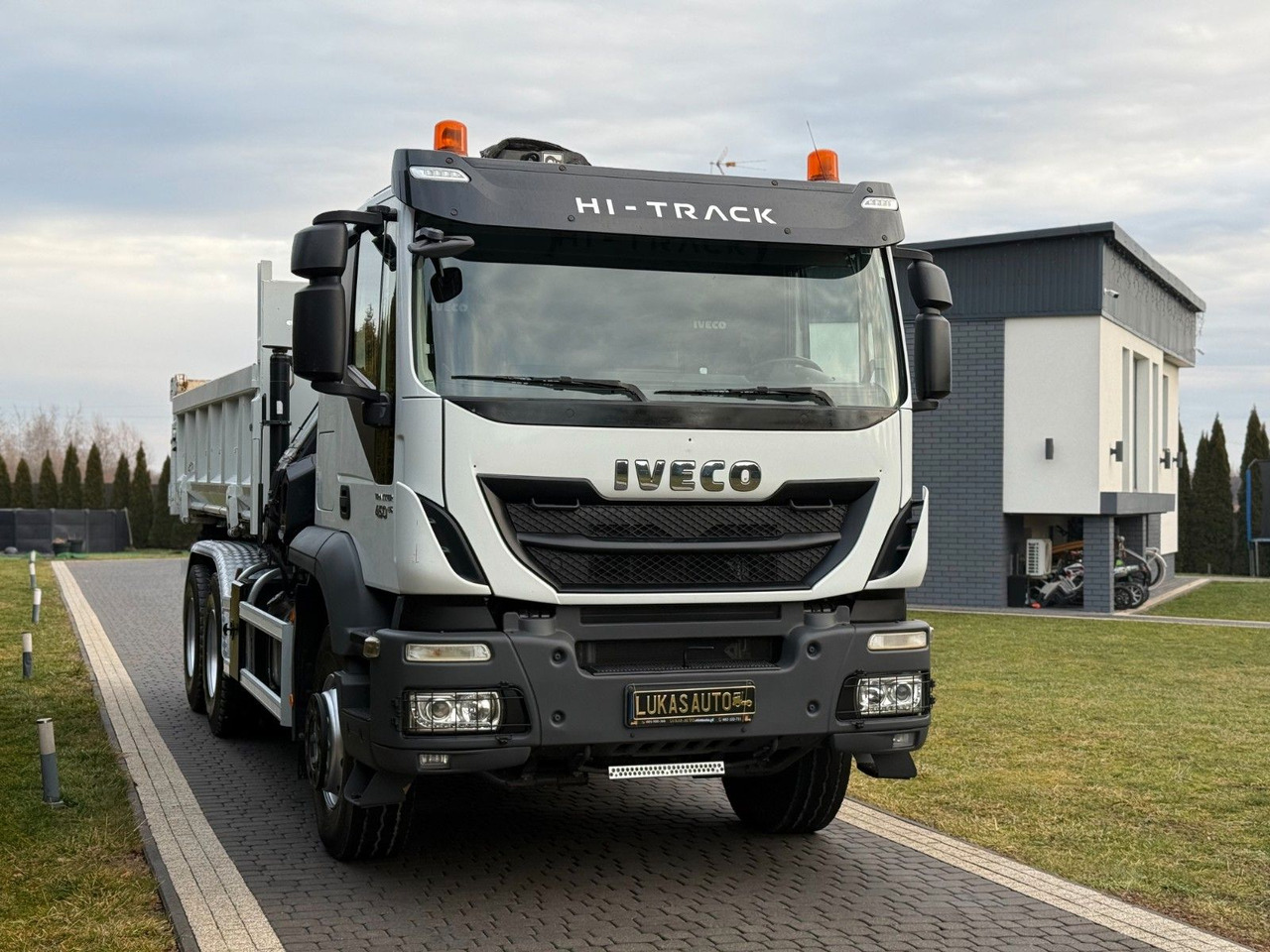 Iveco TRAKKER 450 6X4 DOUBLE HYDRO-BOARD HIAB - Φορτηγό ανατρεπόμενο: φωτογραφία 3 Iveco TRAKKER 450 6X4 DOUBLE HYDRO-BOARD HIAB - Φορτηγό ανατρεπόμενο: φωτογραφία 3