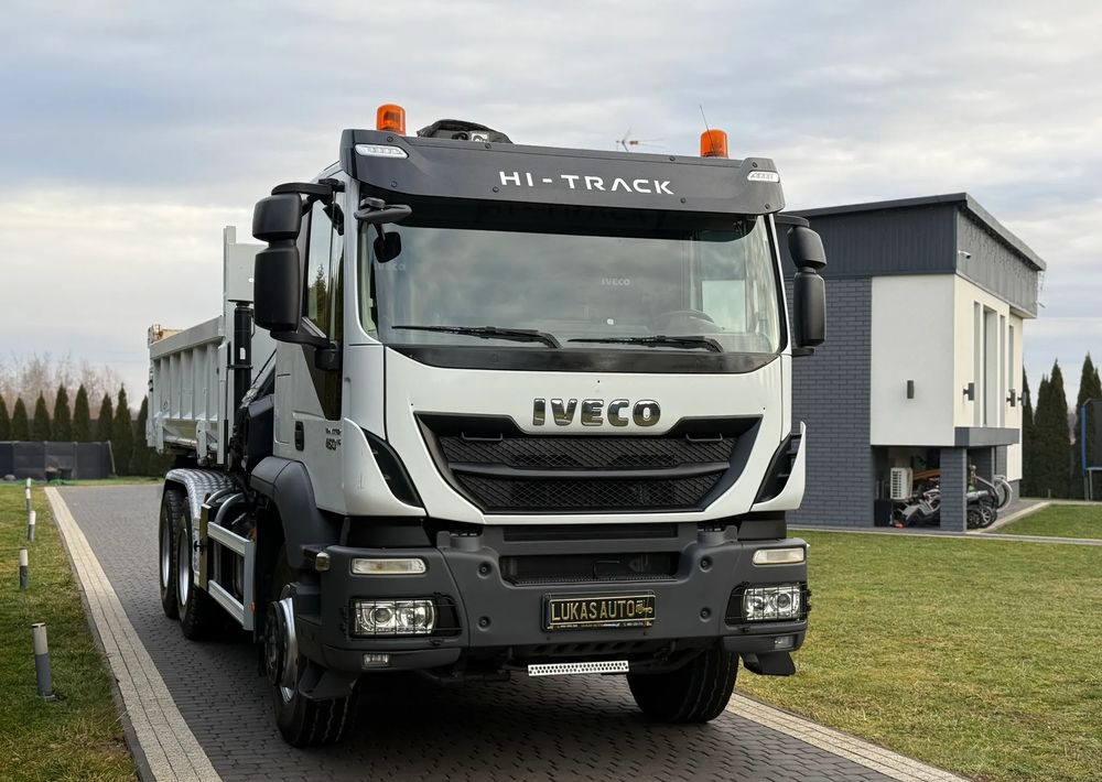 Iveco TRAKKER 450 6X4 PODWÓJNA HYDRO-BURTA HIAB 104 - Φορτηγό ανατρεπόμενο, Φορτηγό με γερανό: φωτογραφία 2 Iveco TRAKKER 450 6X4 PODWÓJNA HYDRO-BURTA HIAB 104 - Φορτηγό ανατρεπόμενο, Φορτηγό με γερανό: φωτογραφία 2