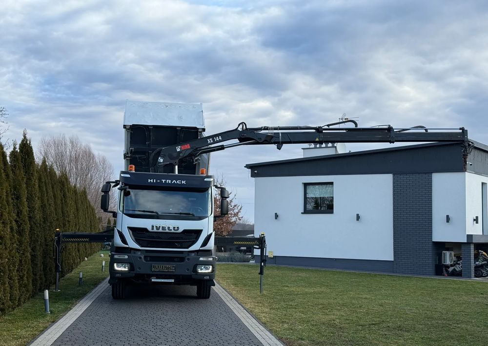 Iveco TRAKKER 450 6X4 PODWÓJNA HYDRO-BURTA HIAB 104 - Φορτηγό με γερανό, Φορτηγό ανατρεπόμενο: φωτογραφία 1 Iveco TRAKKER 450 6X4 PODWÓJNA HYDRO-BURTA HIAB 104 - Φορτηγό με γερανό, Φορτηγό ανατρεπόμενο: φωτογραφία 1