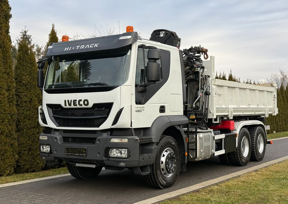 Iveco TRAKKER 450 6X4 PODWÓJNA HYDRO-BURTA HIAB 104 - Φορτηγό με γερανό, Φορτηγό ανατρεπόμενο: φωτογραφία 5 Iveco TRAKKER 450 6X4 PODWÓJNA HYDRO-BURTA HIAB 104 - Φορτηγό με γερανό, Φορτηγό ανατρεπόμενο: φωτογραφία 5