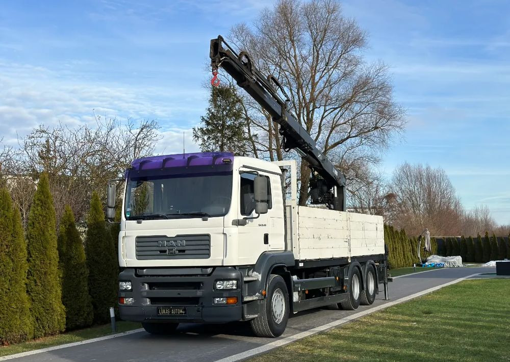 MAN TGA 24.410 6x4 HIAB MANUAL - Φορτηγό με ανοιχτή καρότσα, Φορτηγό με γερανό: φωτογραφία 1 MAN TGA 24.410 6x4 HIAB MANUAL - Φορτηγό με ανοιχτή καρότσα, Φορτηγό με γερανό: φωτογραφία 1