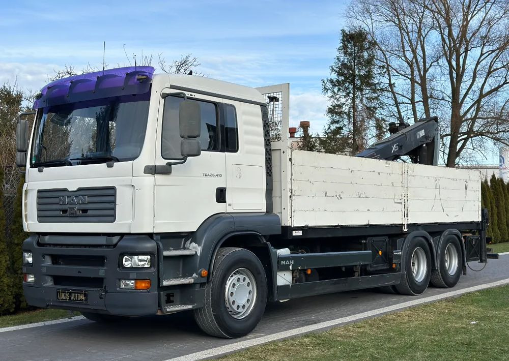 MAN TGA 24.410 6x4 HIAB MANUAL - Φορτηγό με ανοιχτή καρότσα, Φορτηγό με γερανό: φωτογραφία 2 MAN TGA 24.410 6x4 HIAB MANUAL - Φορτηγό με ανοιχτή καρότσα, Φορτηγό με γερανό: φωτογραφία 2