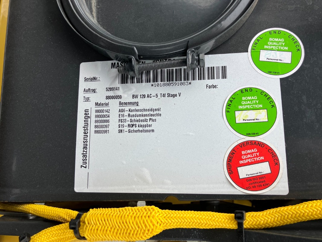 BOMAG DE BW 120 AC-5 Stage V/Tier 4f - Οδοστρωτήρας: φωτογραφία 3 BOMAG DE BW 120 AC-5 Stage V/Tier 4f - Οδοστρωτήρας: φωτογραφία 3