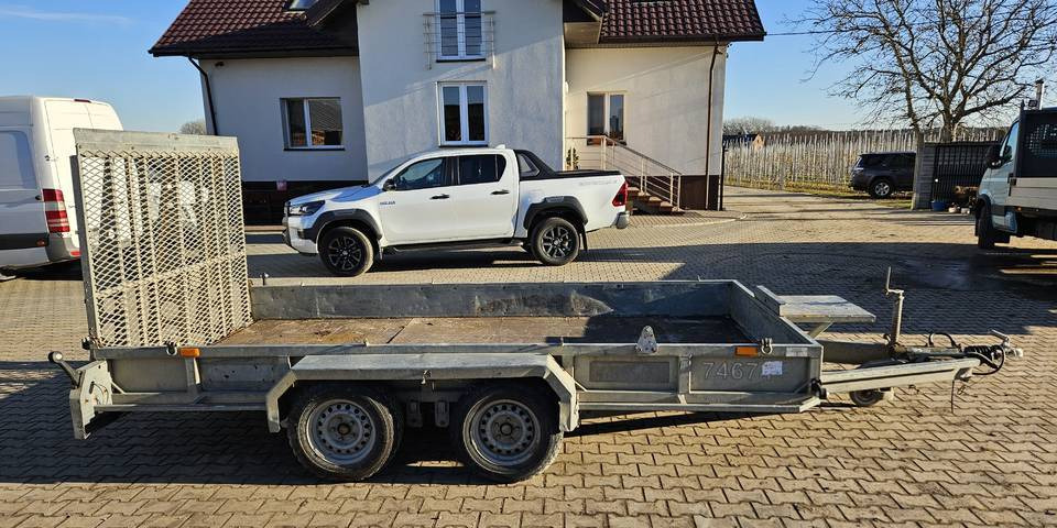 Przyczepa laweta Tiki TP385 3,5 tony 385x180 cm minikoparka - Τρέιλερ μεταφοράς μηχανημάτων: φωτογραφία 1 Przyczepa laweta Tiki TP385 3,5 tony 385x180 cm minikoparka - Τρέιλερ μεταφοράς μηχανημάτων: φωτογραφία 1