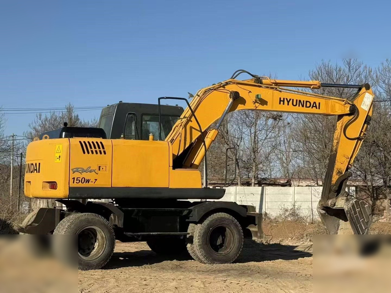 HYUNDAI ROBEX 150W-7A - Τροχοφόρος εκσκαφέας: φωτογραφία 2 HYUNDAI ROBEX 150W-7A - Τροχοφόρος εκσκαφέας: φωτογραφία 2