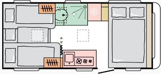 Adria Altea 60Y 502 UL*Fußboden-Temp*Eingangstür Fenst - Ρυμουλκούμενο τροχόσπιτο: φωτογραφία 4 Adria Altea 60Y 502 UL*Fußboden-Temp*Eingangstür Fenst - Ρυμουλκούμενο τροχόσπιτο: φωτογραφία 4