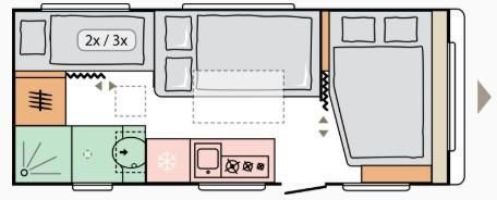 Adria Altea 60Y 552 PK*Fußboden-Temp*Eingangstür Fenst - Ρυμουλκούμενο τροχόσπιτο: φωτογραφία 5 Adria Altea 60Y 552 PK*Fußboden-Temp*Eingangstür Fenst - Ρυμουλκούμενο τροχόσπιτο: φωτογραφία 5