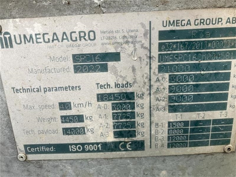 Ανατρεπόμενη ρυμούλκα για τρακτέρ Mi spc 16: φωτογραφία 6