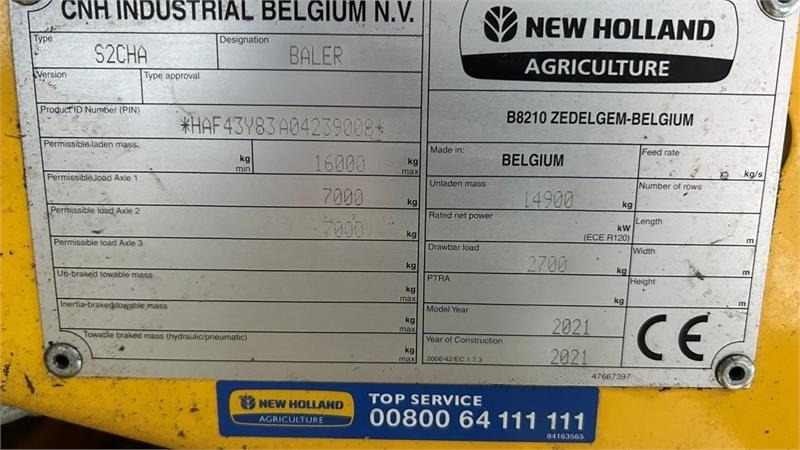 New Holland BB 1290 RC HD - Χορτοδετική μηχανή τετράγωνες μπάλες: φωτογραφία 5 New Holland BB 1290 RC HD - Χορτοδετική μηχανή τετράγωνες μπάλες: φωτογραφία 5