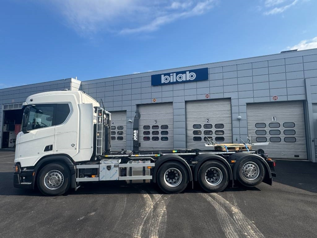 Φορτηγό φόρτωσης γάντζου Scania R 580 8x4*4 Joab med frontplog & sidoplogsfäste: φωτογραφία 7 Φορτηγό φόρτωσης γάντζου Scania R 580 8x4*4 Joab med frontplog & sidoplogsfäste: φωτογραφία 7