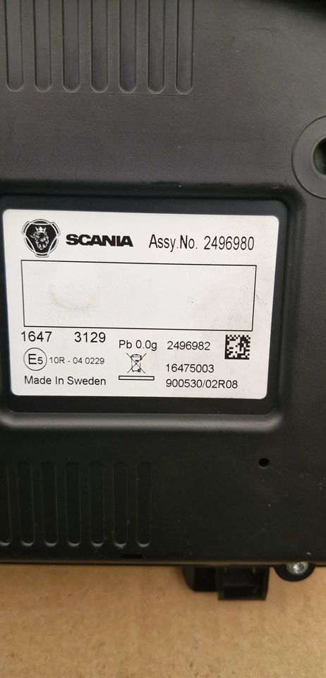 SCANIA R S LICZNIK ZEGARY 2717543 2496980 - Καμπίνα και εσωτερικό: φωτογραφία 4 SCANIA R S LICZNIK ZEGARY 2717543 2496980 - Καμπίνα και εσωτερικό: φωτογραφία 4