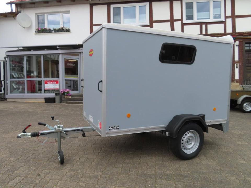 Böckmann KT 2513/135 PKW-Anhänger Kofferanhänger Fenster 100km/h - Ρυμούλκα κόφα: φωτογραφία 1 Böckmann KT 2513/135 PKW-Anhänger Kofferanhänger Fenster 100km/h - Ρυμούλκα κόφα: φωτογραφία 1