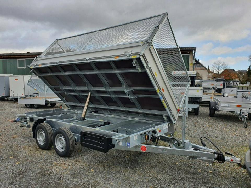 Böckmann PKW-Anhänger 3,5to, Dreiseitenkipper, Gitter - Ρυμούλκα ανατρεπόμενο: φωτογραφία 1 Böckmann PKW-Anhänger 3,5to, Dreiseitenkipper, Gitter - Ρυμούλκα ανατρεπόμενο: φωτογραφία 1