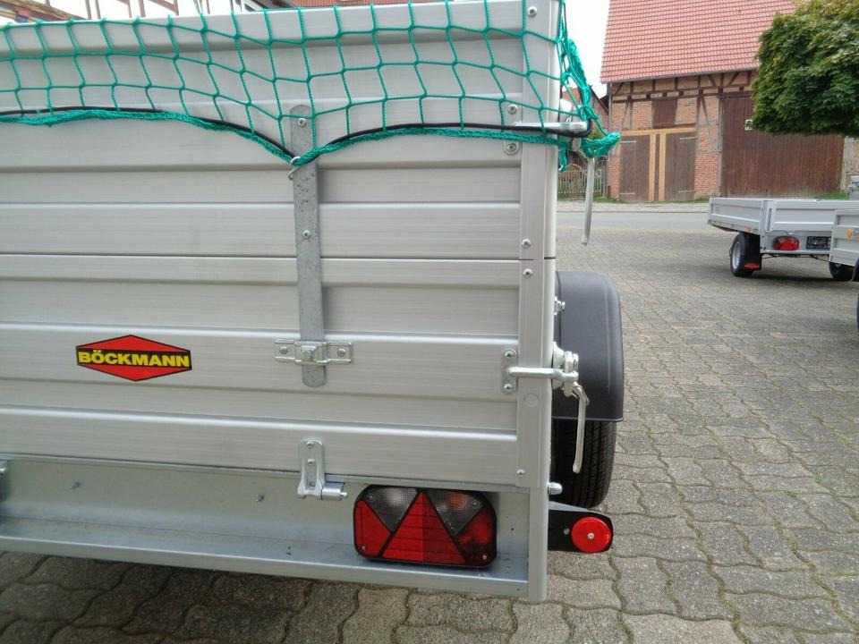 Ρυμούλκες αυτοκίνητο Böckmann PKW-Anhänger, 750 kg, Kastenaufsatz, Containernetz: φωτογραφία 6