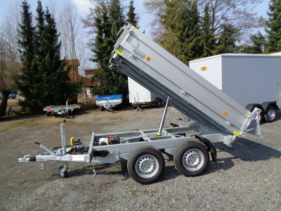 Böckmann PKW-Anhänger Elektro-Dreiseitenkipper DK-AL 2516/27P - Ρυμούλκα ανατρεπόμενο: φωτογραφία 4 Böckmann PKW-Anhänger Elektro-Dreiseitenkipper DK-AL 2516/27P - Ρυμούλκα ανατρεπόμενο: φωτογραφία 4