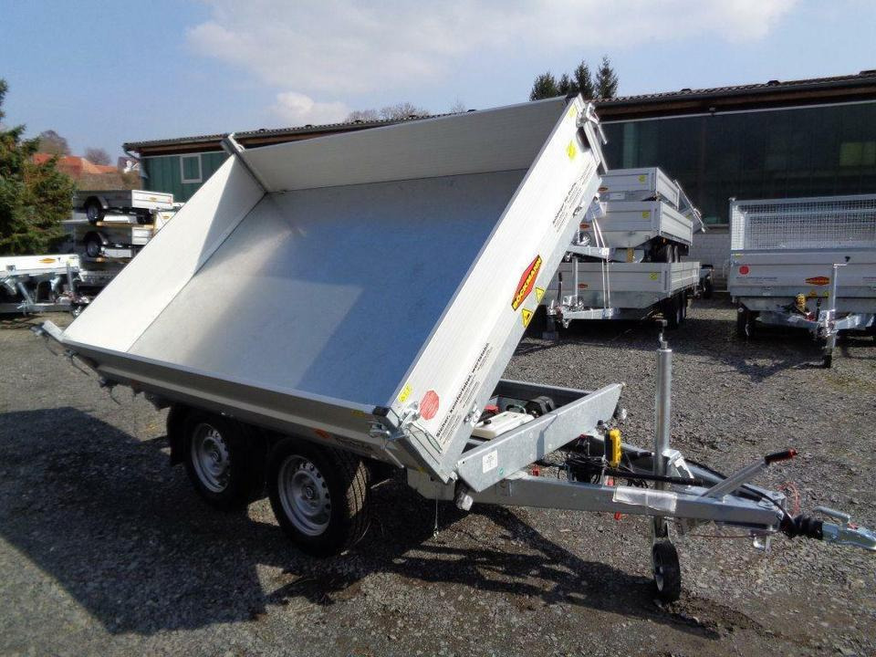 Böckmann PKW-Anhänger Elektro-Dreiseitenkipper DK-AL 2516/27P - Ρυμούλκα ανατρεπόμενο: φωτογραφία 1 Böckmann PKW-Anhänger Elektro-Dreiseitenkipper DK-AL 2516/27P - Ρυμούλκα ανατρεπόμενο: φωτογραφία 1