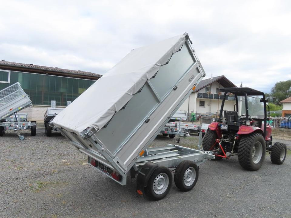 Böckmann PKW-Anhänger Kipper 2,0to Blechaufsatz Abdeckplane - Ρυμούλκα ανατρεπόμενο: φωτογραφία 1 Böckmann PKW-Anhänger Kipper 2,0to Blechaufsatz Abdeckplane - Ρυμούλκα ανατρεπόμενο: φωτογραφία 1