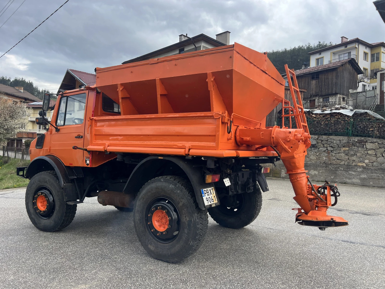 Εκχιονιστικό μηχάνημα Mercedes-Benz UNIMOG U1500, 4х4, Самосвал: φωτογραφία 9
