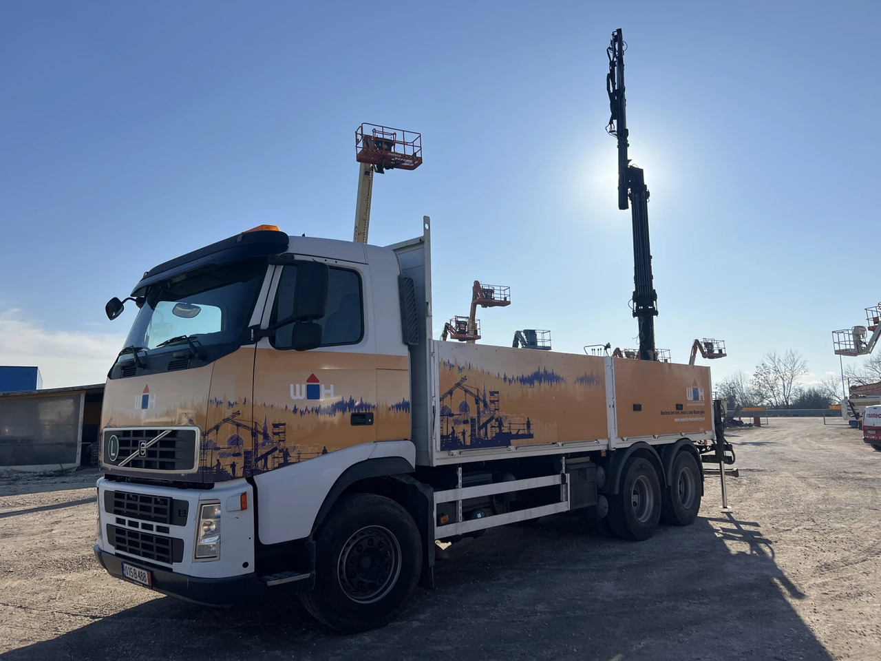 Volvo Fh 12 6х6, Кран, Нов внос - Φορτηγό με ανοιχτή καρότσα, Φορτηγό με γερανό: φωτογραφία 2 Volvo Fh 12 6х6, Кран, Нов внос - Φορτηγό με ανοιχτή καρότσα, Φορτηγό με γερανό: φωτογραφία 2