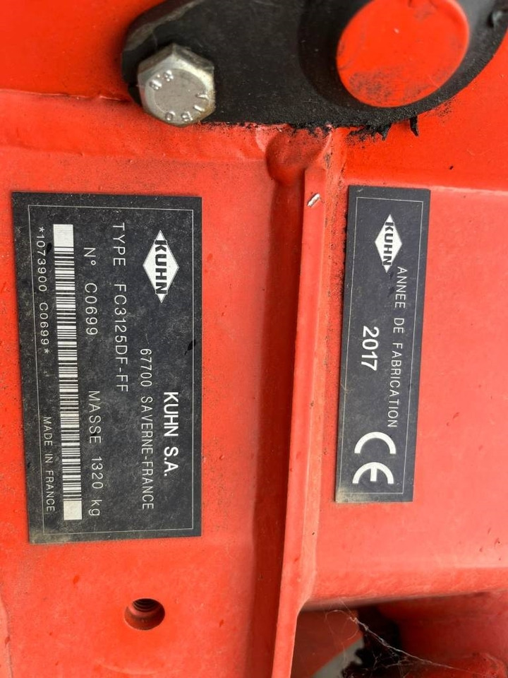 Kuhn 3125 - Χορτοκοπτικό: φωτογραφία 5 Kuhn 3125 - Χορτοκοπτικό: φωτογραφία 5