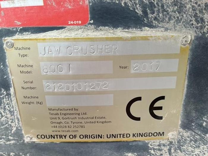 2017 TESAB 800i - Μηχάνημα Θραύσης: φωτογραφία 4 2017 TESAB 800i - Μηχάνημα Θραύσης: φωτογραφία 4