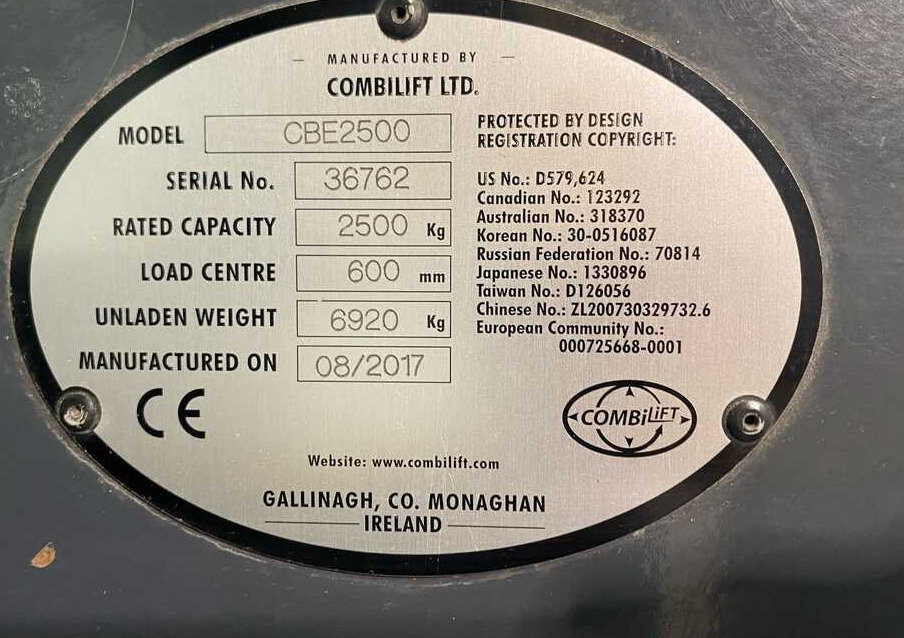 Combilift CBE2500 / TRIPLEX / 4900 / FREE LIFT - 4-κίνητα ανυψωτικό στενών δρόμων: φωτογραφία 5 Combilift CBE2500 / TRIPLEX / 4900 / FREE LIFT - 4-κίνητα ανυψωτικό στενών δρόμων: φωτογραφία 5