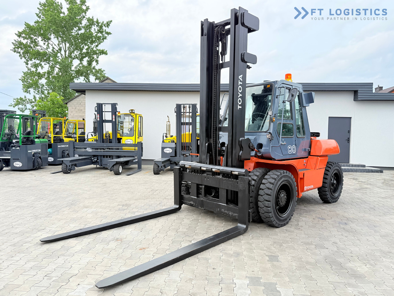 TOYOTA 60-5FD80 / DIESEL / DUPLEX - 4500MM / NEW TYRES / HEATED CABIN / 8 TON / UDT / EXCELLENT CONDITION - Πετρελαιοκίνητο περονοφόρο: φωτογραφία 2 TOYOTA 60-5FD80 / DIESEL / DUPLEX - 4500MM / NEW TYRES / HEATED CABIN / 8 TON / UDT / EXCELLENT CONDITION - Πετρελαιοκίνητο περονοφόρο: φωτογραφία 2