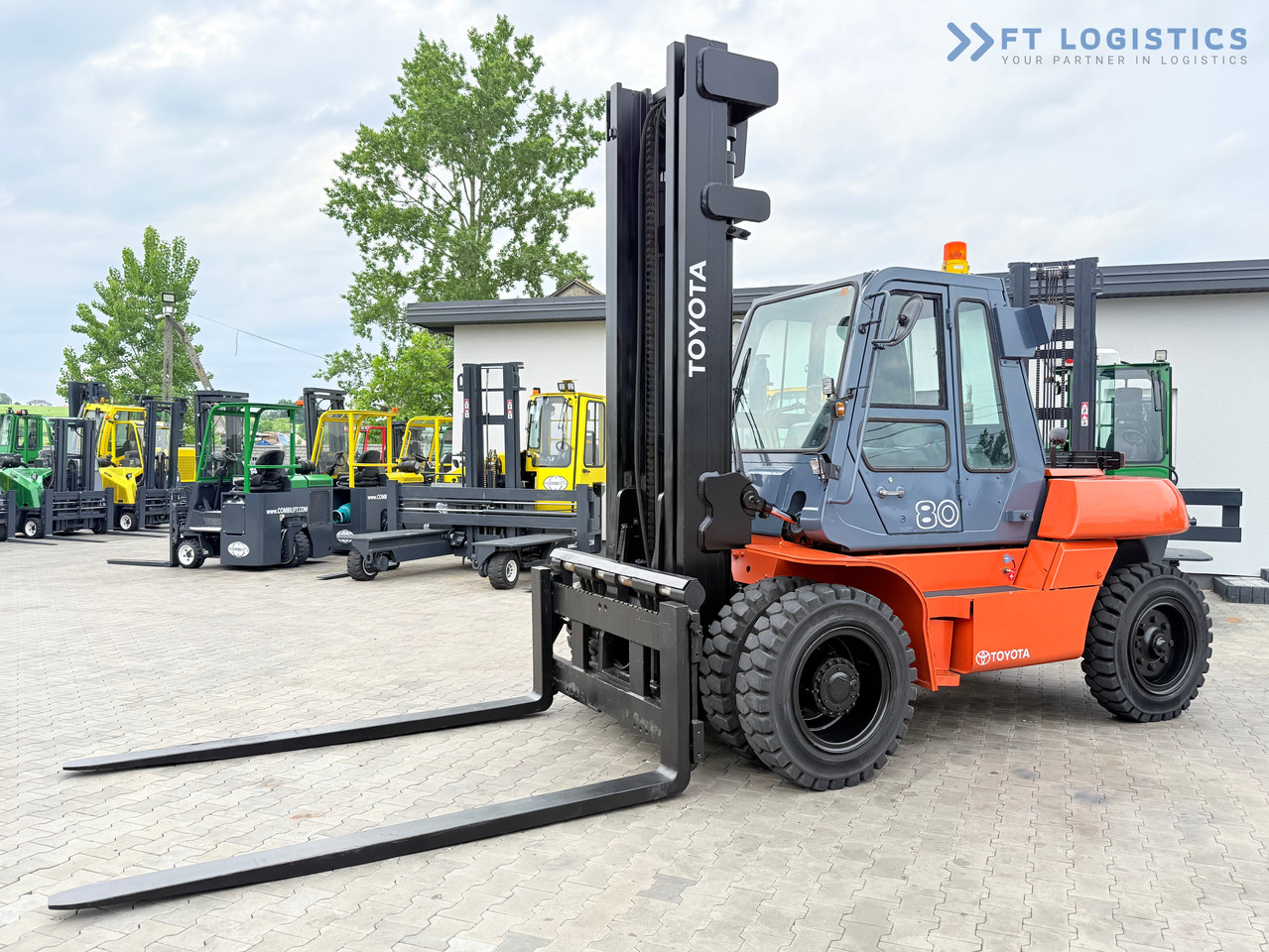 TOYOTA 60-5FD80 / DIESEL / DUPLEX - 4500MM / NEW TYRES / HEATED CABIN / 8 TON / UDT / EXCELLENT CONDITION - Πετρελαιοκίνητο περονοφόρο: φωτογραφία 1 TOYOTA 60-5FD80 / DIESEL / DUPLEX - 4500MM / NEW TYRES / HEATED CABIN / 8 TON / UDT / EXCELLENT CONDITION - Πετρελαιοκίνητο περονοφόρο: φωτογραφία 1