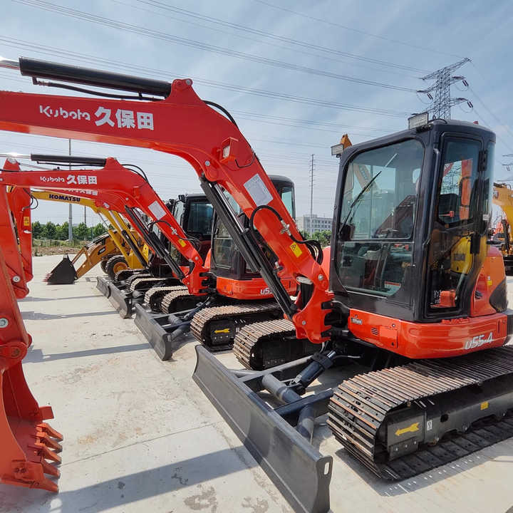 Perfect Condition Kubota U55-4 Japan Brand Mini Excavator with Pusher for Sale Kubota U25 35 55 5tons - Μίνι εκσκαφέας: φωτογραφία 1 Perfect Condition Kubota U55-4 Japan Brand Mini Excavator with Pusher for Sale Kubota U25 35 55 5tons - Μίνι εκσκαφέας: φωτογραφία 1