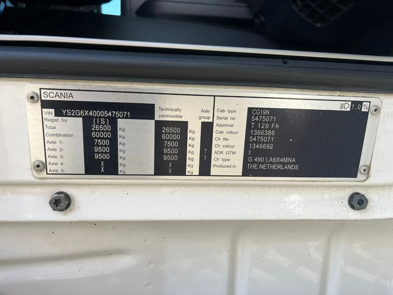 Τράκτορας Scania G G490 6x4: φωτογραφία 20