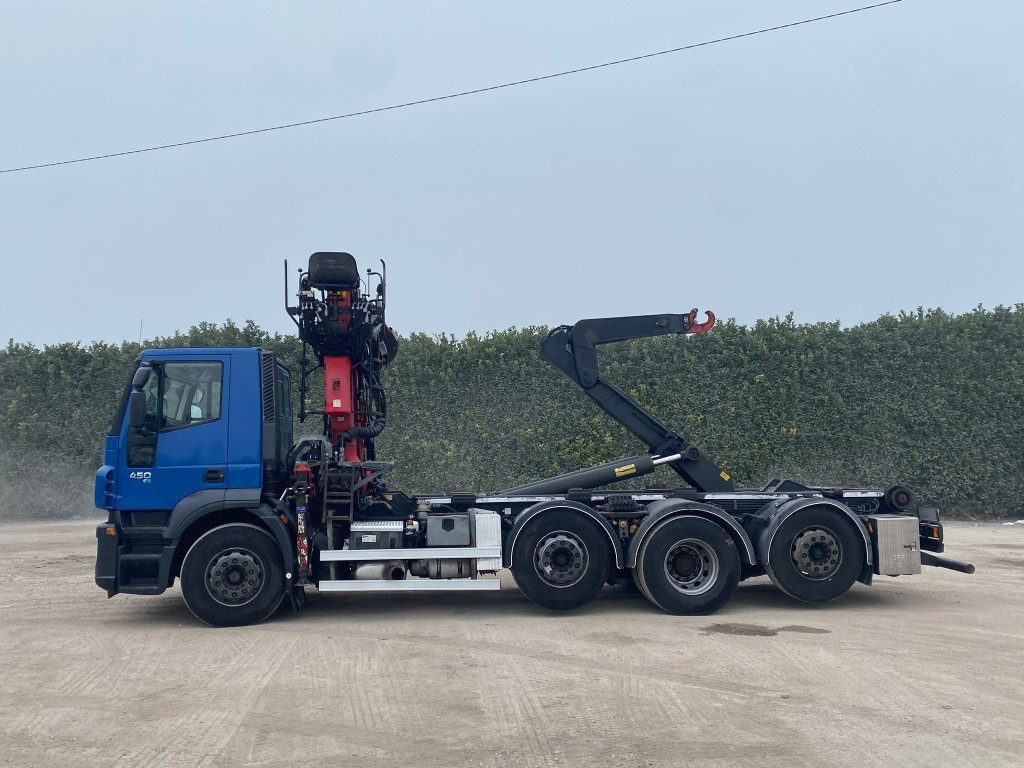 IVECO STRALIS 260.450 SCARRABILE CON GRU - Φορτηγό φόρτωσης γάντζου: φωτογραφία 3 IVECO STRALIS 260.450 SCARRABILE CON GRU - Φορτηγό φόρτωσης γάντζου: φωτογραφία 3
