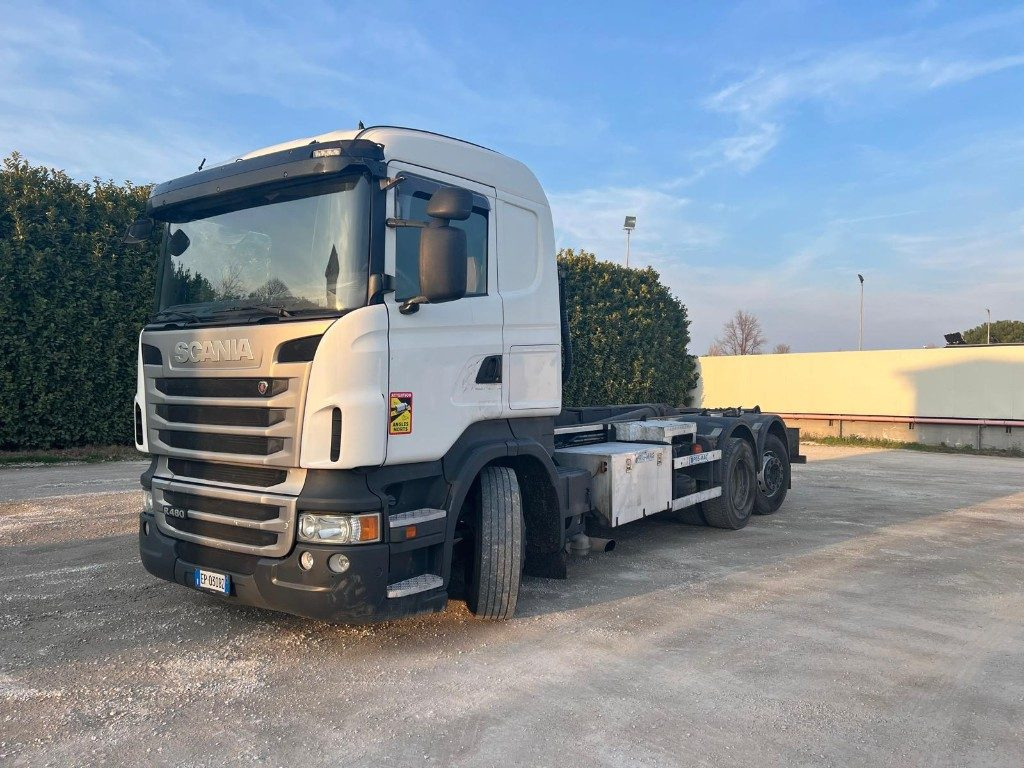SCANIA R480 SCARRABILE - Φορτηγό φόρτωσης γάντζου: φωτογραφία 1 SCANIA R480 SCARRABILE - Φορτηγό φόρτωσης γάντζου: φωτογραφία 1