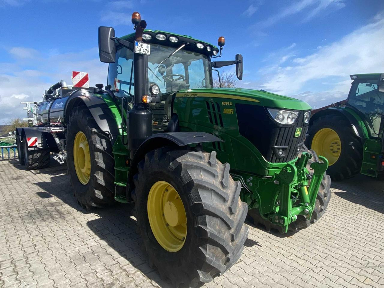 John Deere 6195R - Τρακτέρ: φωτογραφία 4 John Deere 6195R - Τρακτέρ: φωτογραφία 4