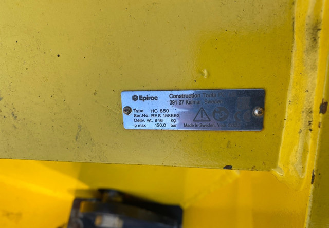 Atlas Copco HC 850 - Δονητική πλάκα, Παρελκόμενα: φωτογραφία 4 Atlas Copco HC 850 - Δονητική πλάκα, Παρελκόμενα: φωτογραφία 4
