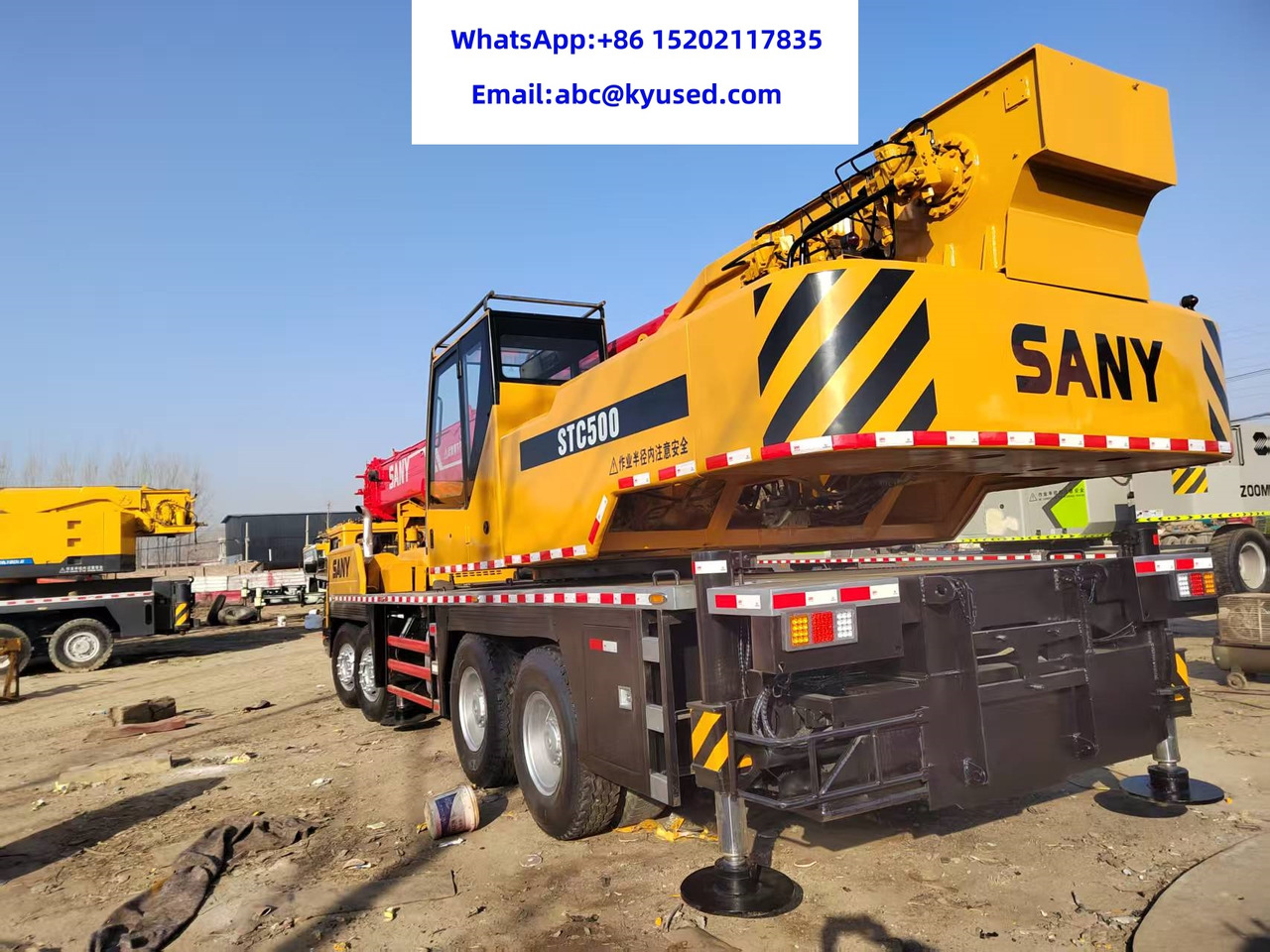 SANY STC500 STC750 STC800 STC1000 STC250 25TON 50TON 75TON 80TON 100TON - Τηλεσκοπικός γερανός: φωτογραφία 5 SANY STC500 STC750 STC800 STC1000 STC250 25TON 50TON 75TON 80TON 100TON - Τηλεσκοπικός γερανός: φωτογραφία 5