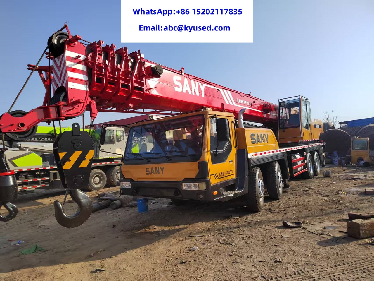 SANY STC500 STC750 STC800 STC1000 STC250 25TON 50TON 75TON 80TON 100TON - Τηλεσκοπικός γερανός: φωτογραφία 1 SANY STC500 STC750 STC800 STC1000 STC250 25TON 50TON 75TON 80TON 100TON - Τηλεσκοπικός γερανός: φωτογραφία 1